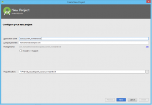 create project new android studio
