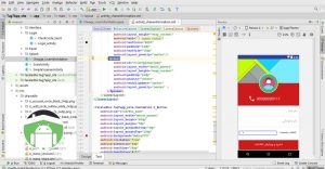 طراحی پروفایل متریال دیزاین Android Studio
